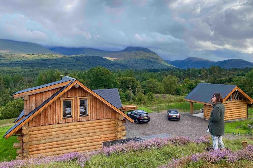 Wild Nurture Eco Luxury Offgrid Log Cabin Fort William Extérieur photo