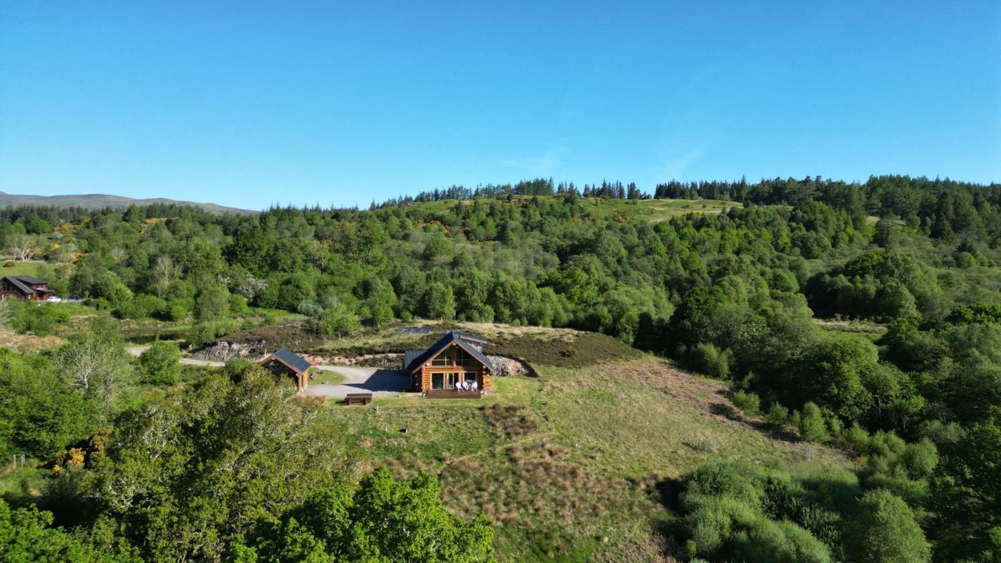 Wild Nurture Eco Luxury Offgrid Log Cabin Fort William Extérieur photo