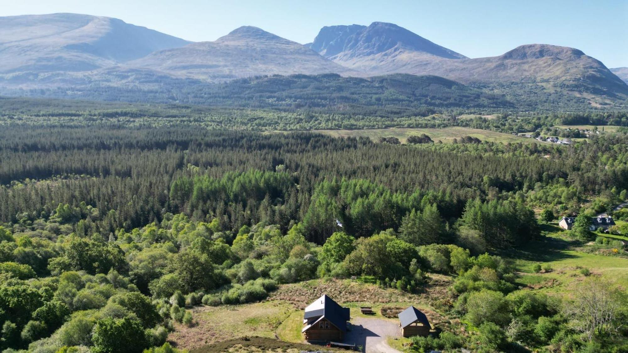 Wild Nurture Eco Luxury Offgrid Log Cabin Fort William Extérieur photo