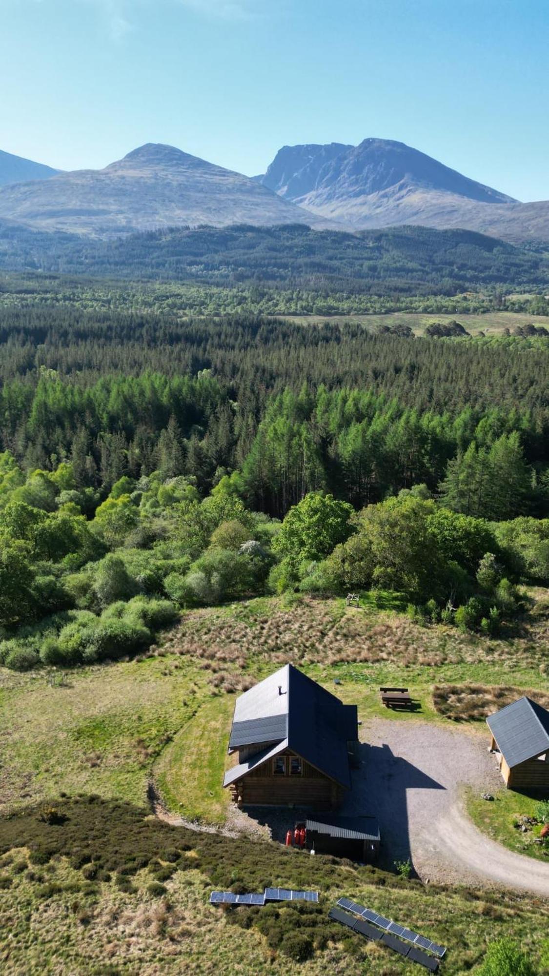 Wild Nurture Eco Luxury Offgrid Log Cabin Fort William Extérieur photo